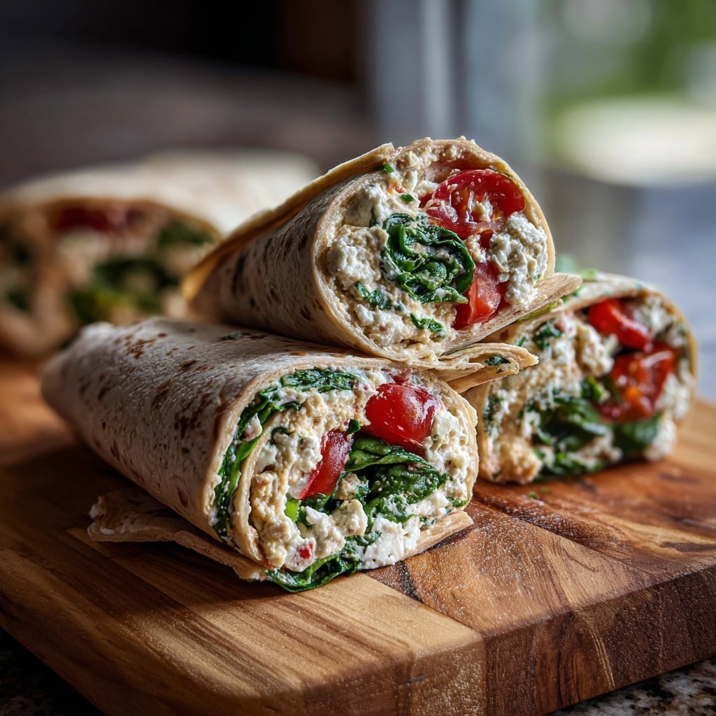 High Protein Cottage Cheese Wrap