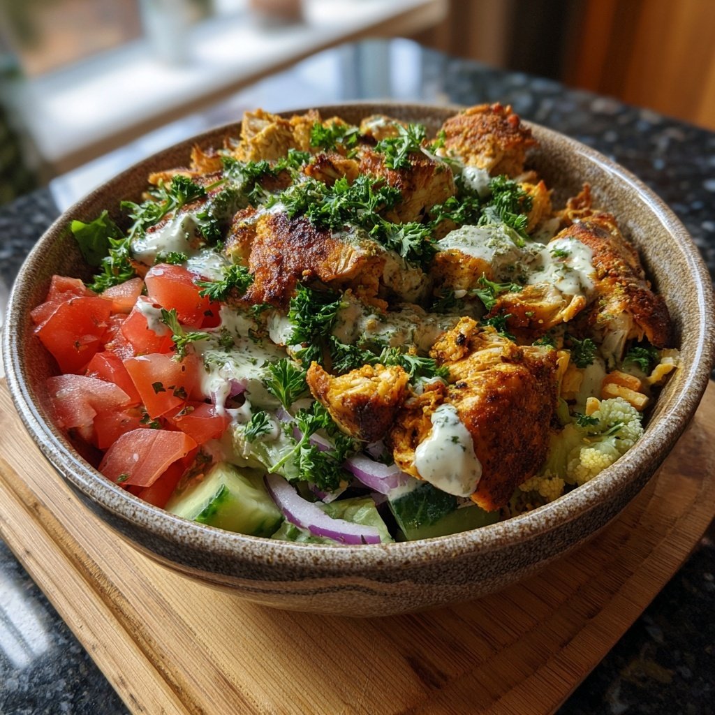 Easy Chicken Shawarma Bowl