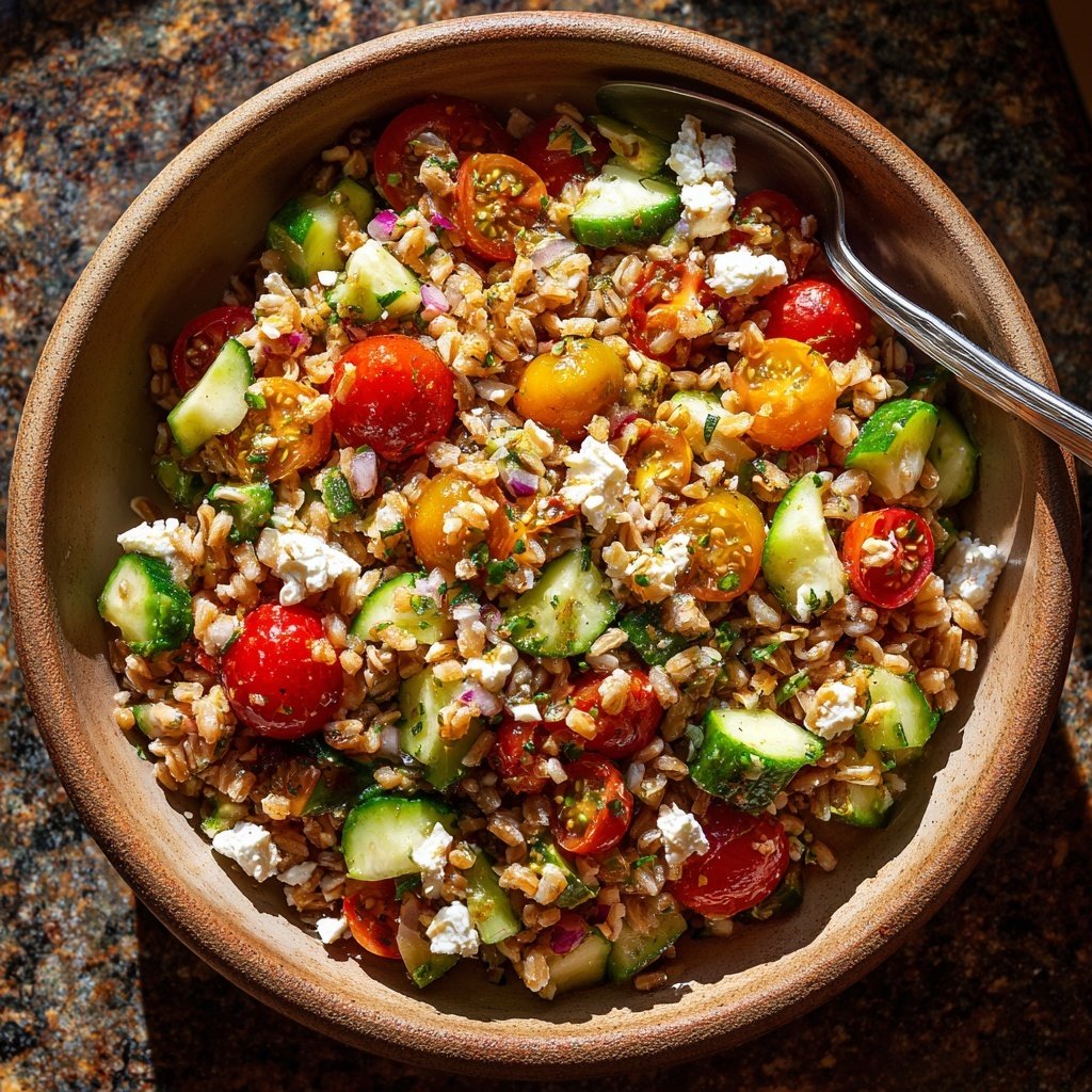 Mediterranean Farro Salad