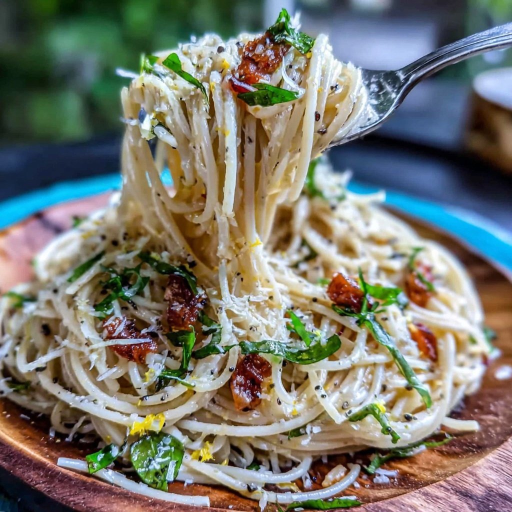 Quick Easy Pasta With Lemon Butter