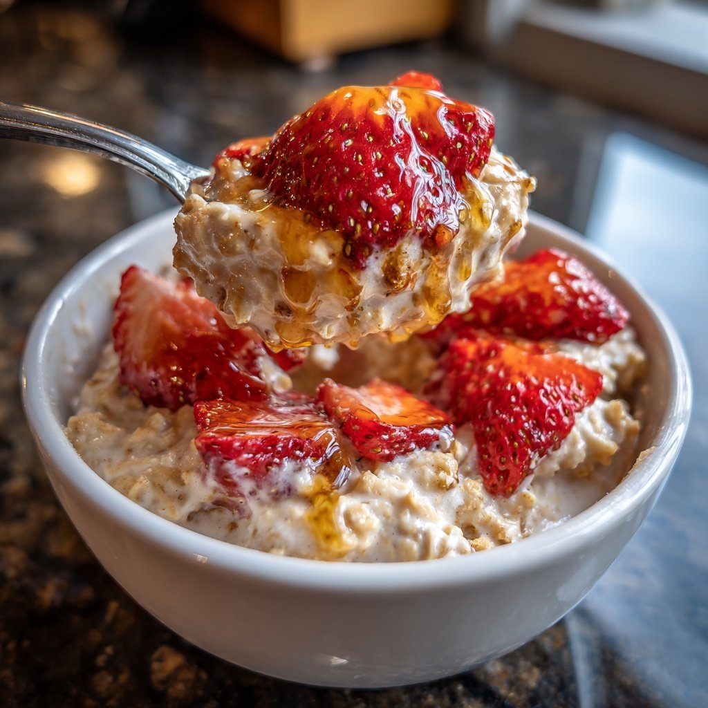 Strawberry Cheesecake Oatmeal
