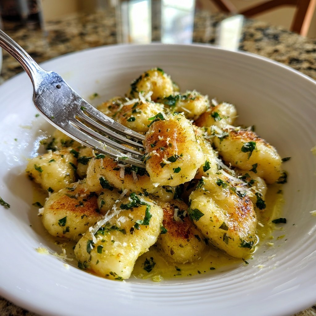 Romantic Lemon Parmesan Gnocchi