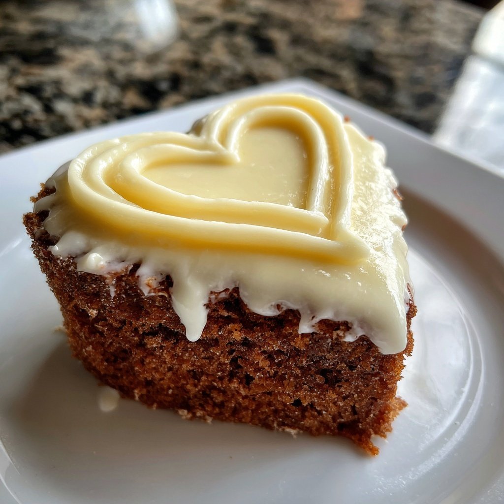 Mini Heart Cake with Lemon Cream