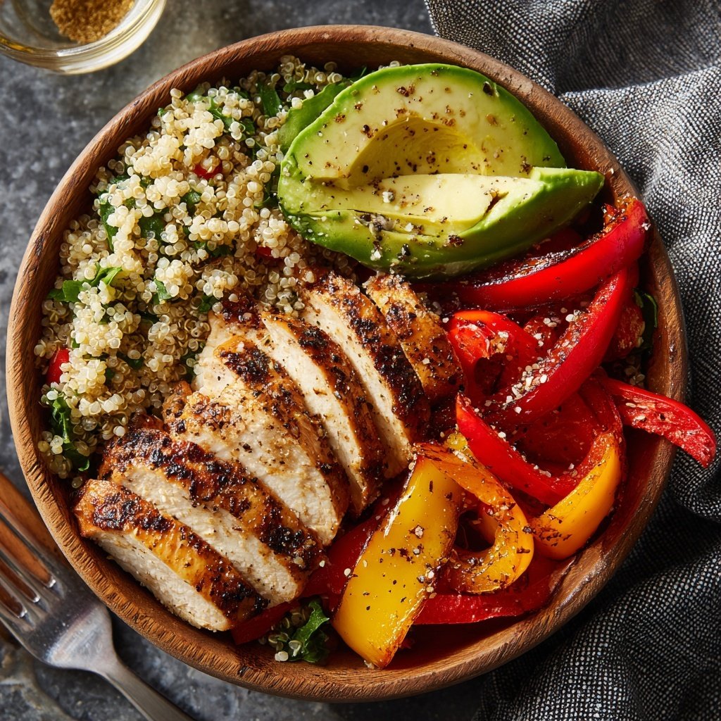 High Protein Chicken Meal Bowl