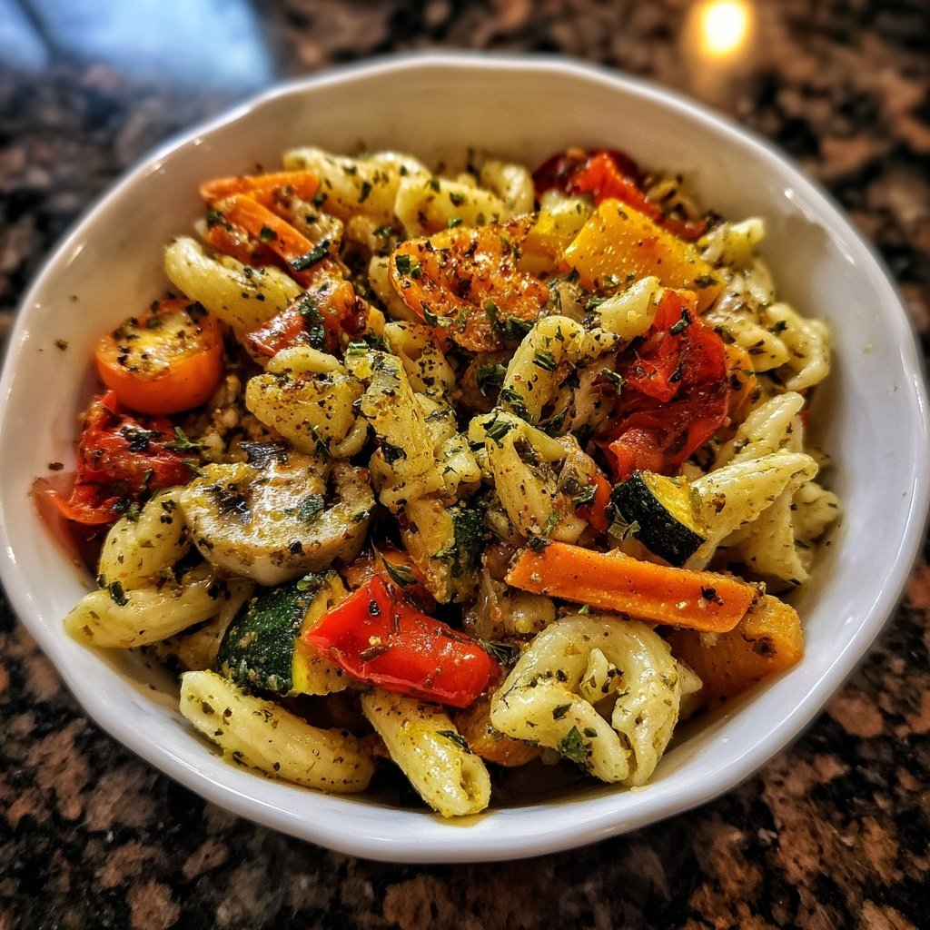 Herb Roasted Veggie Pasta