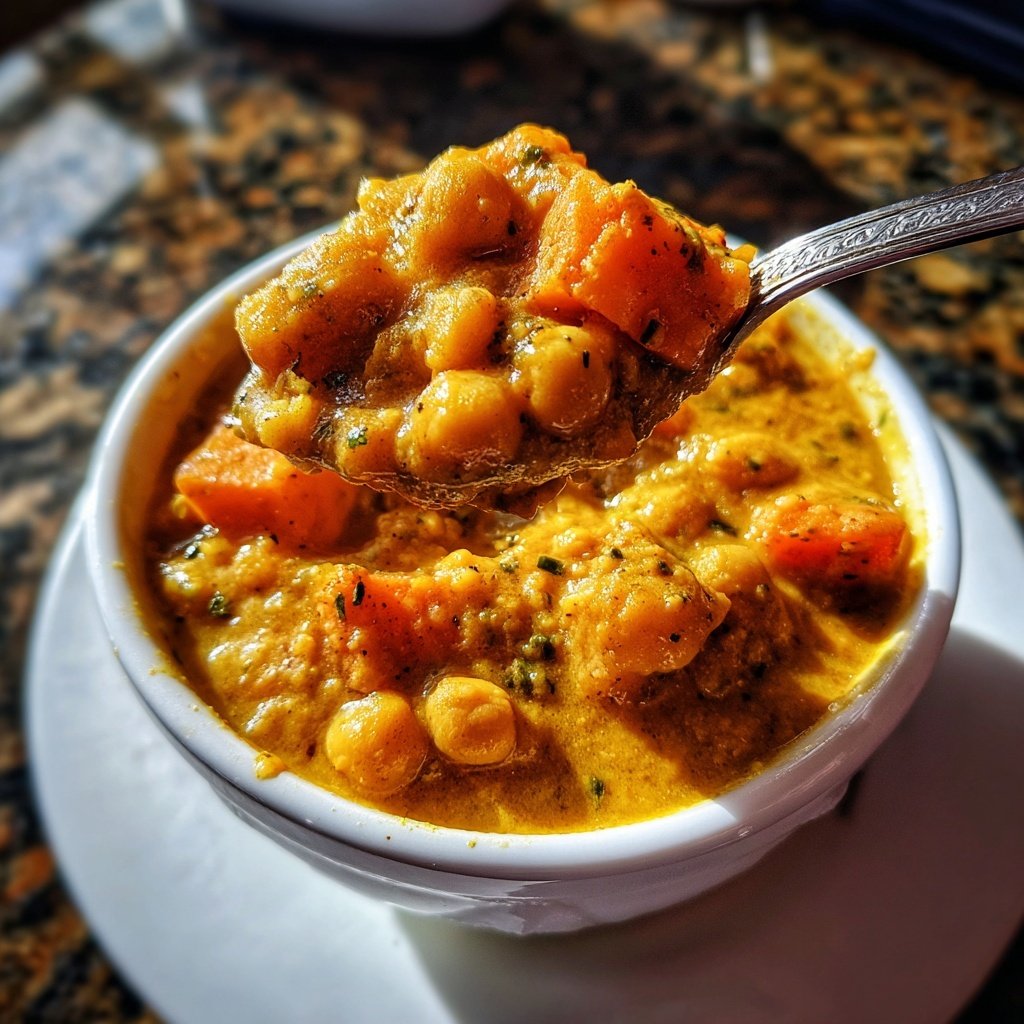 Jamaican Sweet Potato Chickpea Stew