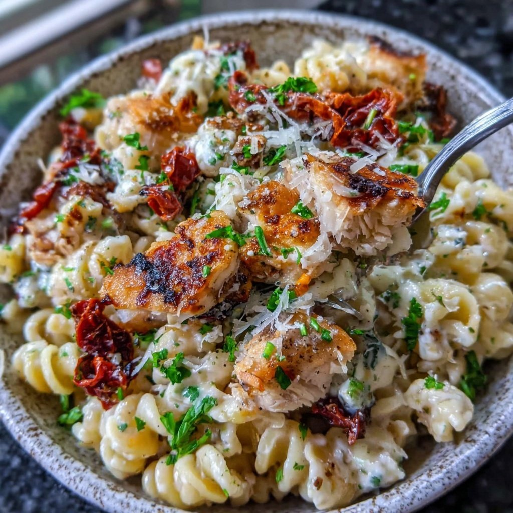 Chicken Pasta With Sun Dried Tomatoes