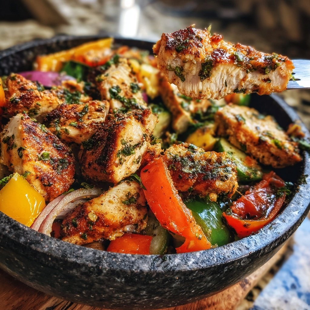 Grilled Lemon Herb Chicken Bowl