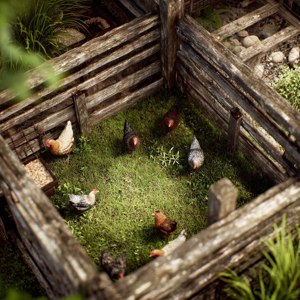 Small Backyard Chicken Run Plan
