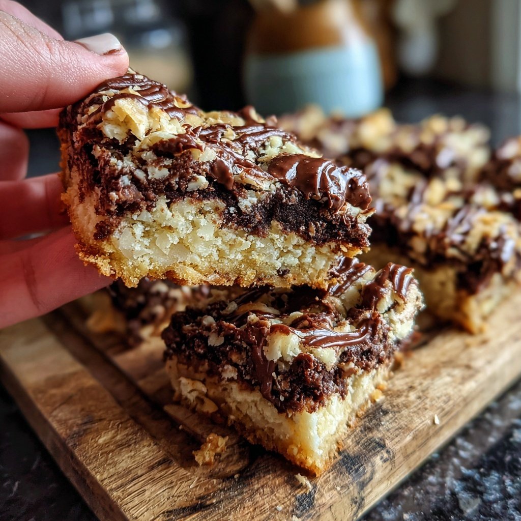 Cottage Cheese Brownies with Chopped Almonds