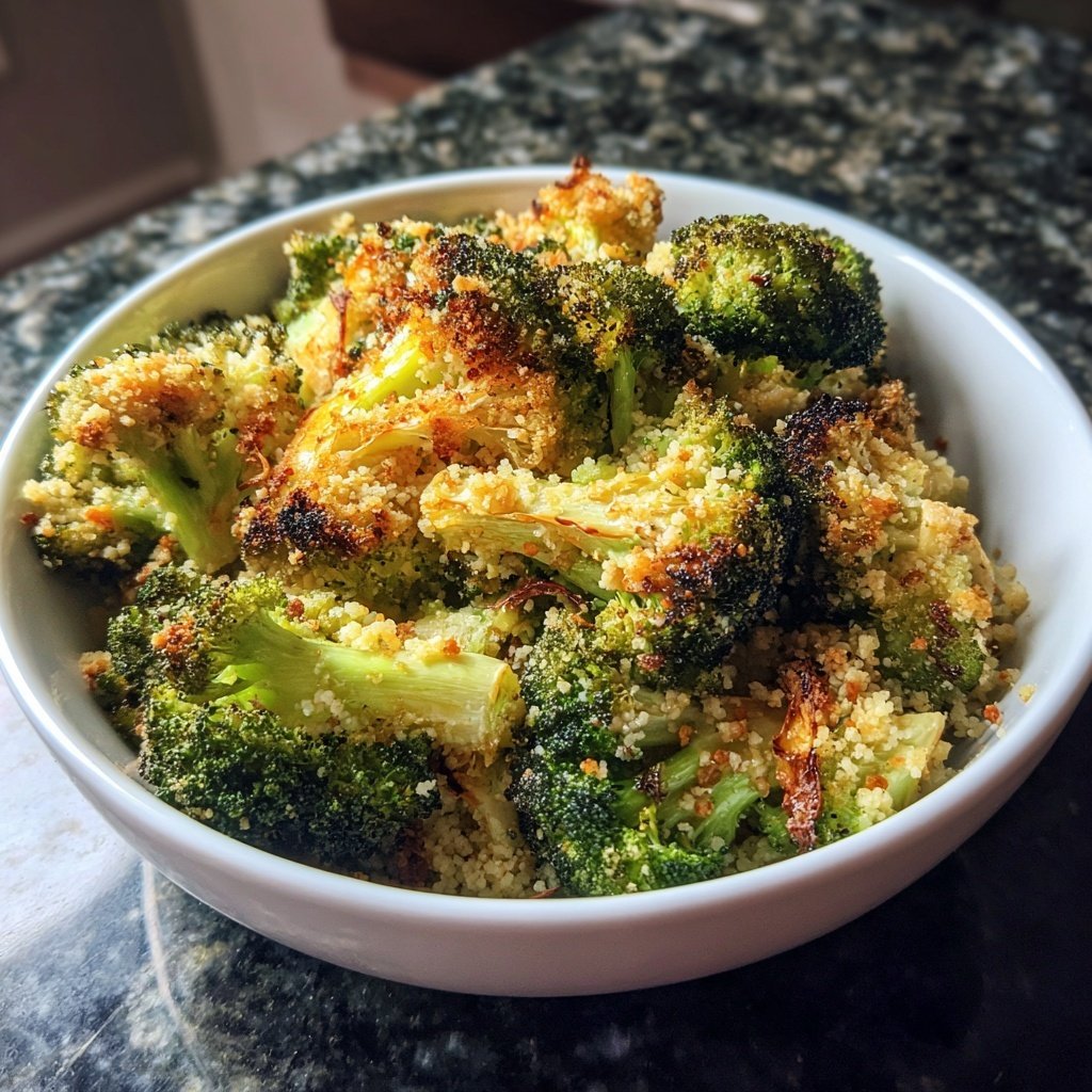 Roasted Broccoli Lemon Couscous