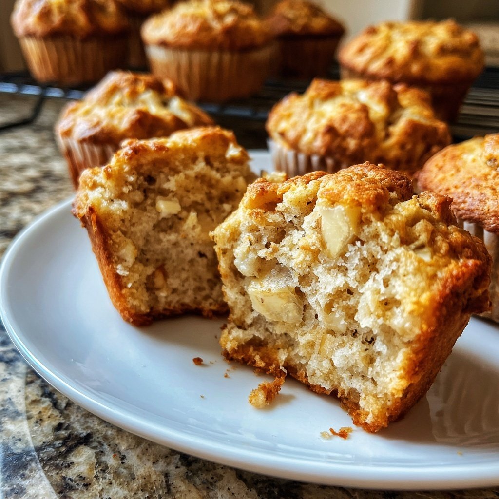 Cottage Cheese Banana Muffins
