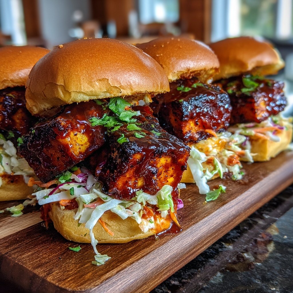 BBQ Tofu Sliders